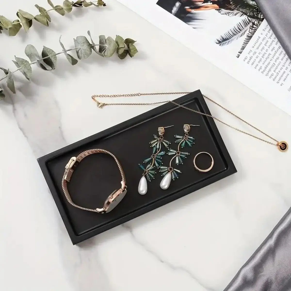 Silicone Organizer Tray for Bathroom & Vanity