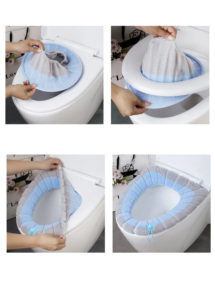Toilet Seat Cover for Winter Comfort