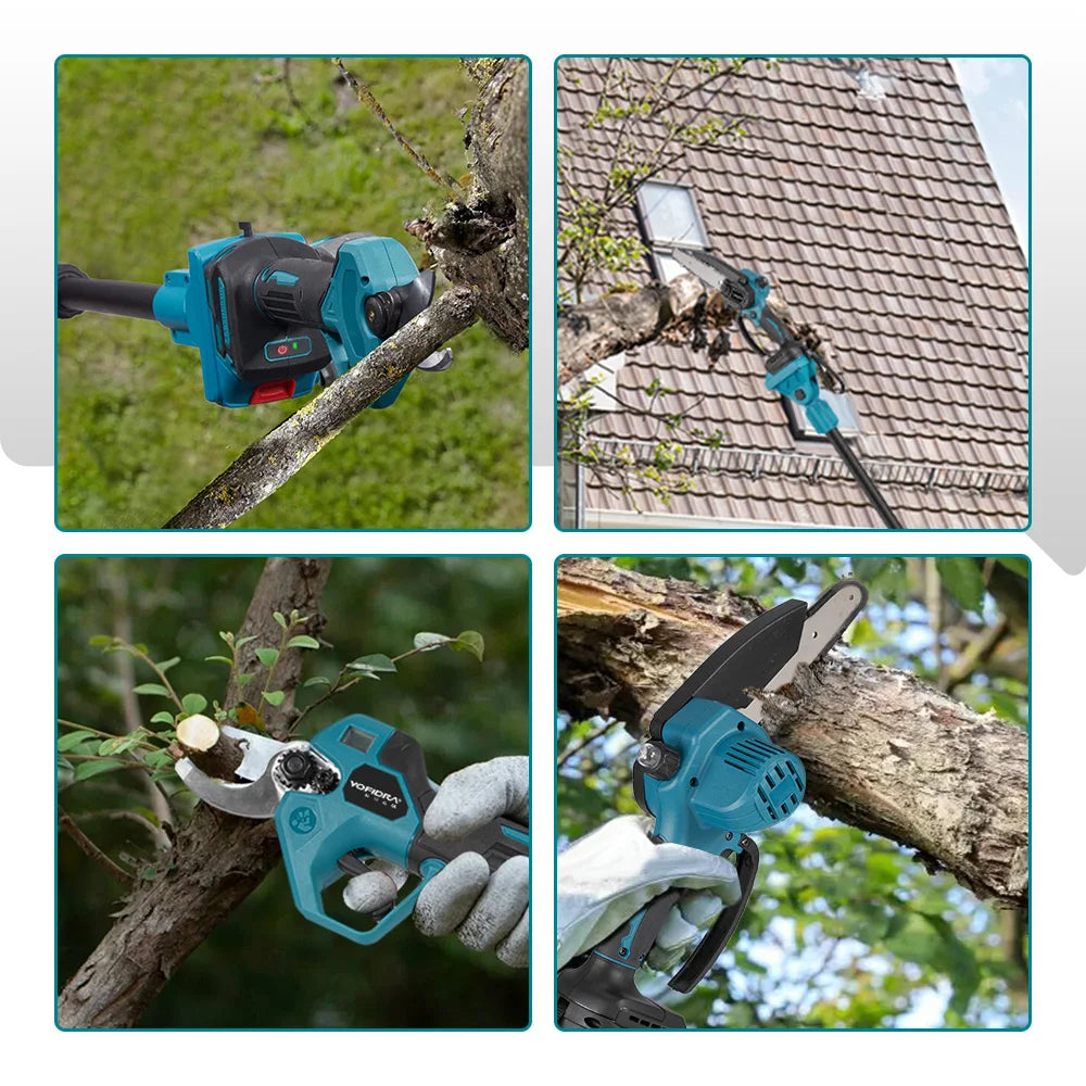 3-in-1 multifunctional electric pruning chainsaw