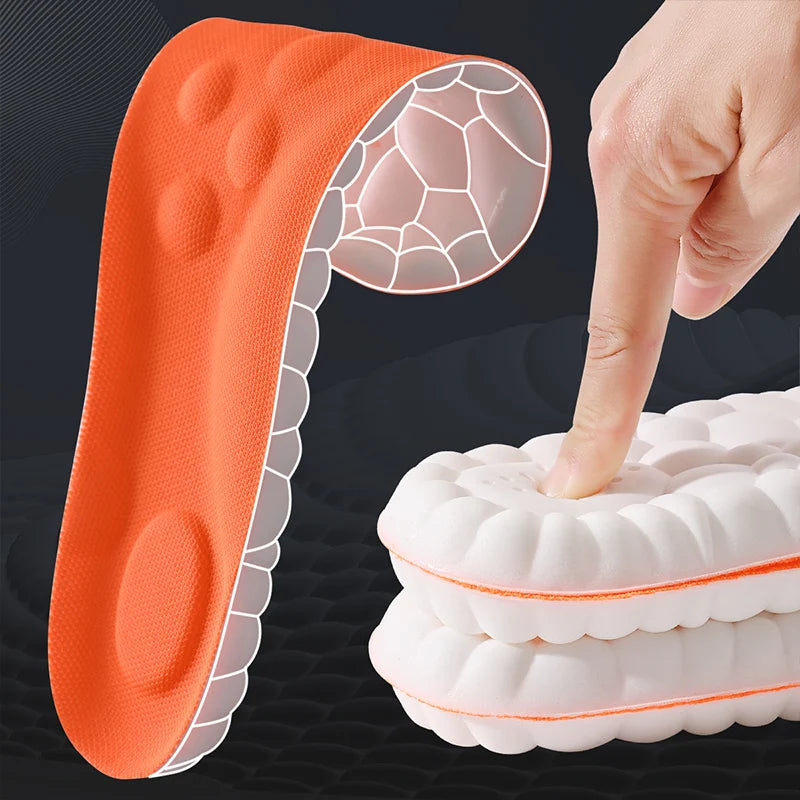 Orthopädische, stoßdämpfende Einlegesohlen mit Fußgewölbeunterstützung